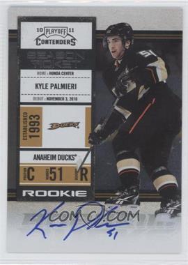 2010-11 Panini Playoff Contenders - [Base] #117 - Rookie Ticket - Kyle Palmieri