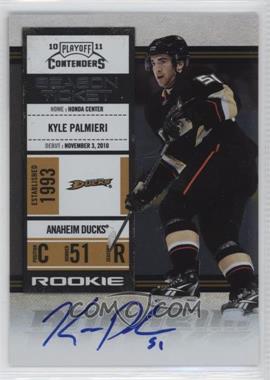 2010-11 Panini Playoff Contenders - [Base] #117 - Rookie Ticket - Kyle Palmieri