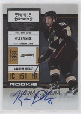 2010-11 Panini Playoff Contenders - [Base] #117 - Rookie Ticket - Kyle Palmieri