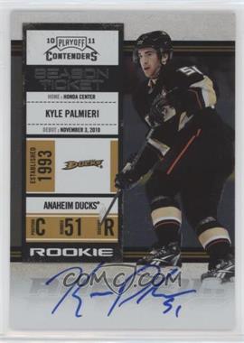 2010-11 Panini Playoff Contenders - [Base] #117 - Rookie Ticket - Kyle Palmieri