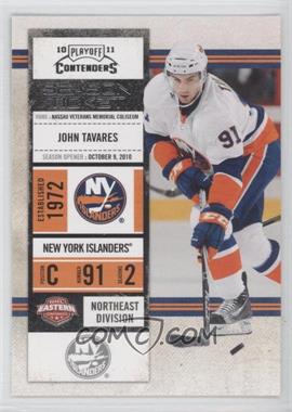 2010-11 Panini Playoff Contenders - [Base] #12 - John Tavares