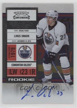 2010-11 Panini Playoff Contenders - [Base] #146 - Rookie Ticket - Linus Omark