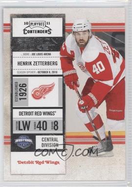 2010-11 Panini Playoff Contenders - [Base] #47 - Henrik Zetterberg