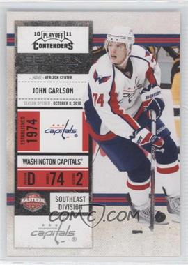 2010-11 Panini Playoff Contenders - [Base] #60 - John Carlson