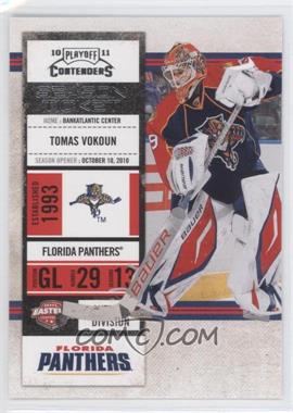 2010-11 Panini Playoff Contenders - [Base] #68 - Tomas Vokoun