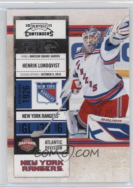 2010-11 Panini Playoff Contenders - [Base] #72 - Henrik Lundqvist