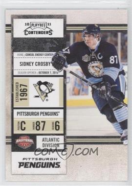 2010-11 Panini Playoff Contenders - [Base] #75 - Sidney Crosby