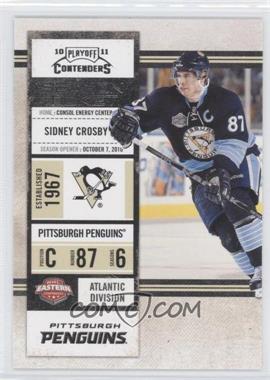 2010-11 Panini Playoff Contenders - [Base] #75 - Sidney Crosby