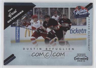 2010-11 Panini Playoff Contenders - The Great Outdoors #10 - Dustin Byfuglien