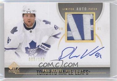 2010-11 SP Authentic - [Base] - Limited Autograph Patch #3 - Phil Kessel /100