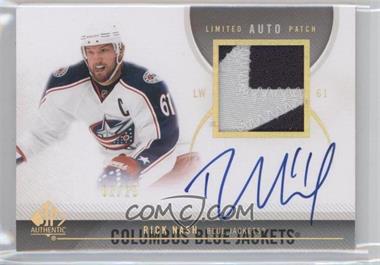 2010-11 SP Authentic - [Base] - Limited Autograph Patch #36 - Rick Nash /25