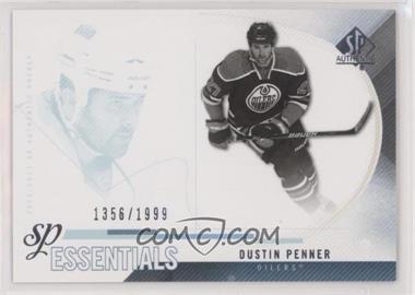 2010-11 SP Authentic - [Base] #156 - SP Essentials - Dustin Penner /1999