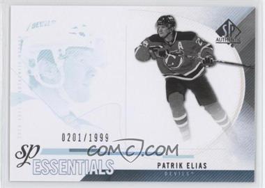 2010-11 SP Authentic - [Base] #158 - SP Essentials - Patrik Elias /1999