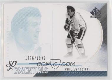 2010-11 SP Authentic - [Base] #162 - SP Essentials - Phil Esposito /1999