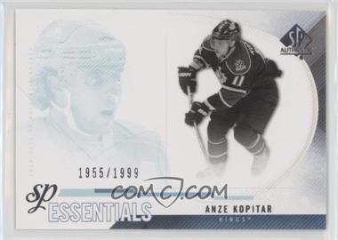 2010-11 SP Authentic - [Base] #185 - SP Essentials - Anze Kopitar /1999