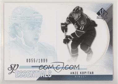 2010-11 SP Authentic - [Base] #185 - SP Essentials - Anze Kopitar /1999