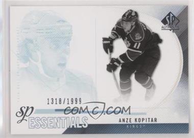 2010-11 SP Authentic - [Base] #185 - SP Essentials - Anze Kopitar /1999