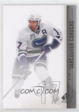 2010-11 SP Authentic - [Base] #2 - Ryan Kesler