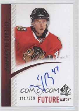 2010-11 SP Authentic - [Base] #284 - Future Watch - Evan Brophey /999