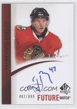 2010-11 SP Authentic - [Base] #284 - Future Watch - Evan Brophey /999