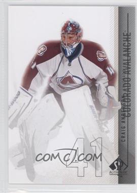 2010-11 SP Authentic - [Base] #74 - Craig Anderson