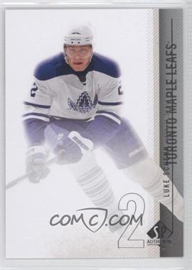 2010-11 SP Authentic - [Base] #85 - Luke Schenn