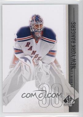 2010-11 SP Authentic - [Base] #89 - Henrik Lundqvist