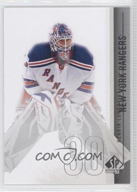 2010-11 SP Authentic - [Base] #89 - Henrik Lundqvist