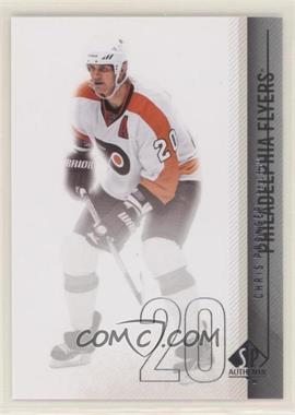 2010-11 SP Authentic - [Base] #90 - Chris Pronger