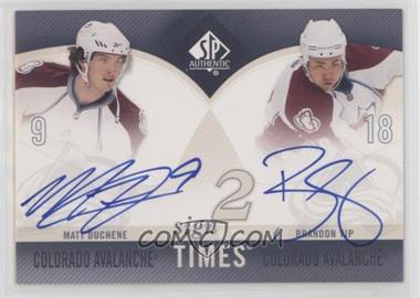 2010-11 SP Authentic - Sign of the Times Dual #ST2-DY - Matt Duchene, Brandon Yip
