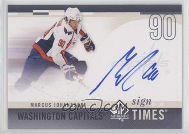 2010-11 SP Authentic - Sign of the Times #SOT-MJ - Marcus Johansson