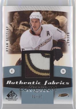 2010-11 SP Game Used Edition - Authentic Fabrics - Patch #AF-RG - Ryan Getzlaf /35