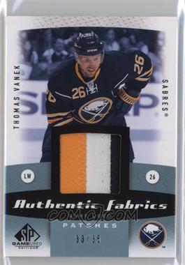 2010-11 SP Game Used Edition - Authentic Fabrics - Patch #AF-TV - Thomas Vanek /35