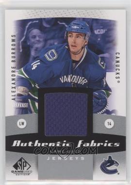 2010-11 SP Game Used Edition - Authentic Fabrics #AF-AB - Alexandre Burrows