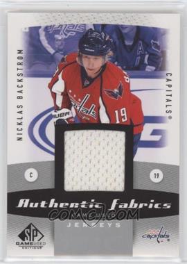 2010-11 SP Game Used Edition - Authentic Fabrics #AF-BA - Nicklas Backstrom