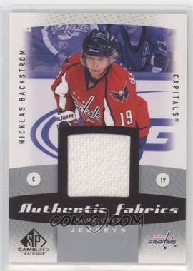 2010-11 SP Game Used Edition - Authentic Fabrics #AF-BA - Nicklas Backstrom