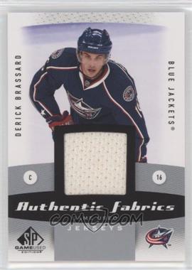 2010-11 SP Game Used Edition - Authentic Fabrics #AF-DE - Derick Brassard