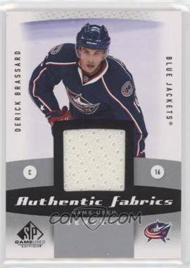 2010-11 SP Game Used Edition - Authentic Fabrics #AF-DE - Derick Brassard