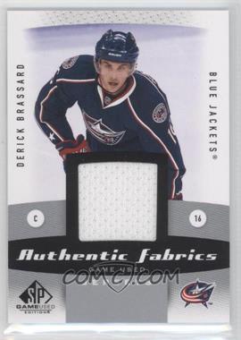 2010-11 SP Game Used Edition - Authentic Fabrics #AF-DE - Derick Brassard