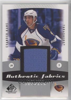 2010-11 SP Game Used Edition - Authentic Fabrics #AF-EK - Evander Kane