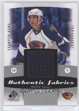 2010-11 SP Game Used Edition - Authentic Fabrics #AF-EK - Evander Kane