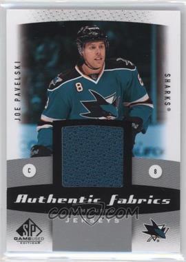 2010-11 SP Game Used Edition - Authentic Fabrics #AF-JP - Joe Pavelski