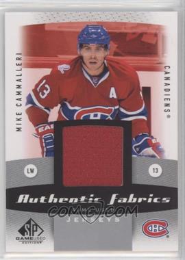 2010-11 SP Game Used Edition - Authentic Fabrics #AF-MC - Mike Cammalleri