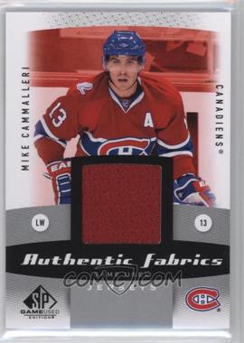 2010-11 SP Game Used Edition - Authentic Fabrics #AF-MC - Mike Cammalleri