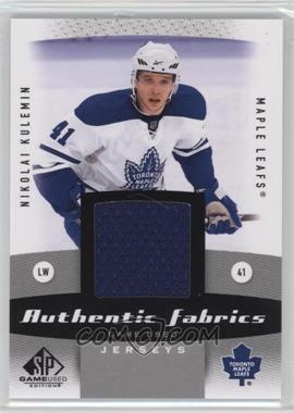 2010-11 SP Game Used Edition - Authentic Fabrics #AF-NK - Nikolai Kulemin