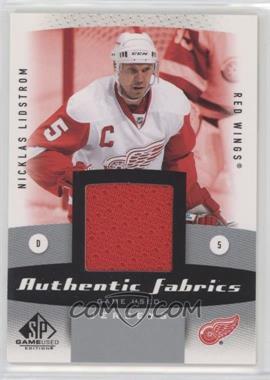 2010-11 SP Game Used Edition - Authentic Fabrics #AF-NL - Nicklas Lidstrom