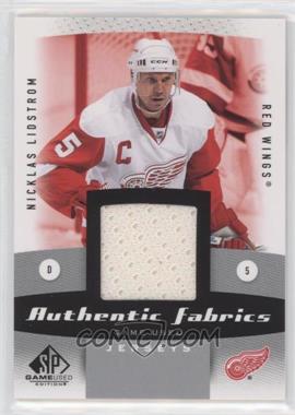 2010-11 SP Game Used Edition - Authentic Fabrics #AF-NL - Nicklas Lidstrom