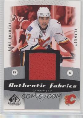2010-11 SP Game Used Edition - Authentic Fabrics #AF-RB - Rene Bourque
