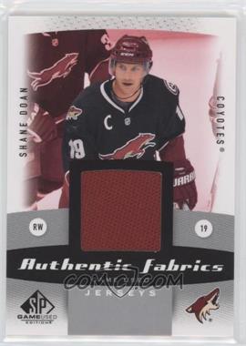 2010-11 SP Game Used Edition - Authentic Fabrics #AF-SD - Shane Doan