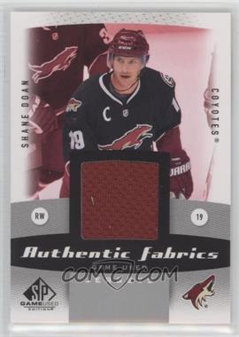 2010-11 SP Game Used Edition - Authentic Fabrics #AF-SD - Shane Doan